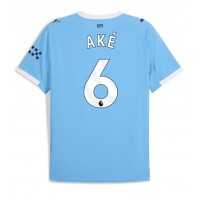 Stroje piłkarskie Manchester City Nathan Ake #6 Koszulka Podstawowej 2025-26 Krótki Rękaw